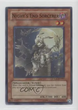 Night's End Sorcerer Unlimited YuGiOh Crossroads of Chaos #CSOC-EN087 2008 0el - Image 1