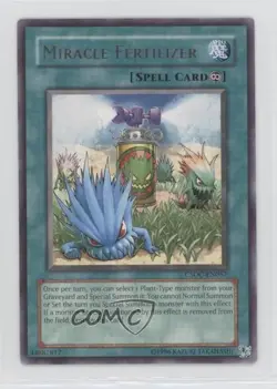 Miracle Fertilizer Unlimited YuGiOh Crossroads of Chaos #CSOC-EN057 2008 3c7 - Image 1