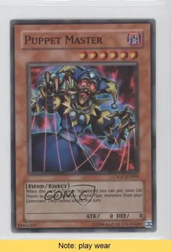 Puppet Master Unlimited YuGiOh Crossroads of Chaos #CSOC-EN090 2008 READ 0b2 - Image 1