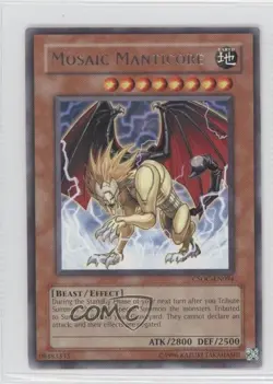 Mosaic Manticore Unlimited YuGiOh Crossroads of Chaos #CSOC-EN094 2008 0b5 - Image 1
