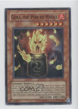 Goka the Pyre of Malice Unlimited YuGiOh Crossroads Chaos #CSOC-EN095 2008 0o3 - Image 1