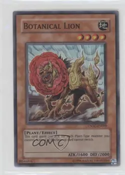 Botanical Lion Unlimited YuGiOh Crossroads of Chaos #CSOC-EN099 2008 0ra7 - Image 1