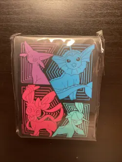 Evolving Skies Sylveon & Espeon Pokemon TCG ETB 65 Card Sleeves - Image 1