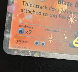 Flareon EX RC6/RC32 Pokemon XY Generations Radiant Collection Card Damaged - Image 3
