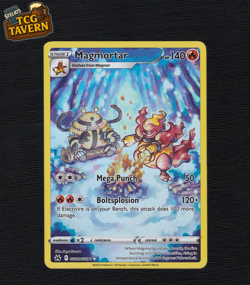Pokemon TCG Card Magmortar GG03/GG70 Crown Zenith Holo Illustration Rare 2023 - Image 1