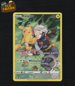 Pokemon TCG Card Pikachu TG05/TG30 Lost Origins Illustration Rare EU 2022 - Image 1