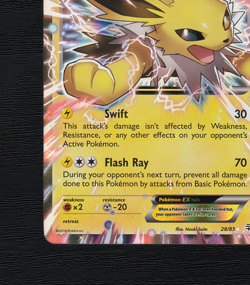 Pokemon TCG Card Jolteon EX 28/83 Generations Ultra Rare Holo EU 2016 - Image 5