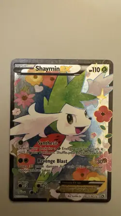 Shaymin EX RC21/RC25 - Legendary Treasures Pokemon Card Radiant Full Art - Image 1