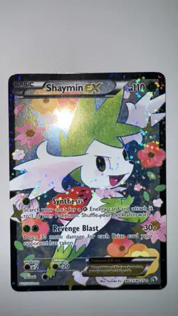 Shaymin EX RC21/RC25 - Legendary Treasures Pokemon Card Radiant Full Art - Image 2