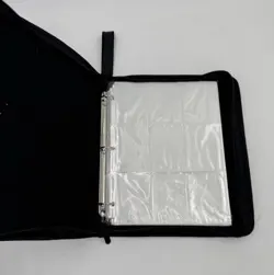 Pokemon Card Binder Mewtwo Black 50 Sheet 400 Card Holder Zipper Close - Image 3