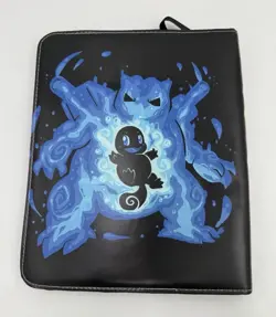 Pokemon Card Binder Mewtwo Black 50 Sheet 400 Card Holder Zipper Close - Image 4