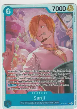 Sanji OP11-051 SR A Fist of Divine Speed - ONE PIECE Card Game English - Image 1