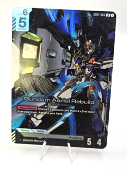 Gundam Aerial Rebuild GD01-067 LR Gundam Card Game Newtype Rising English NM/M - Image 3
