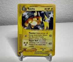 Pokemon Raichu TCG Card Expedition Rare Foil NM Mint Holo Pikachu 25/165 - Image 1