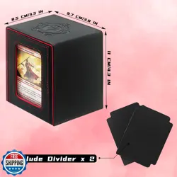 RADWIMPS Card Deck Box For MTG Commander Deck, Fits 100+ Cards, Magnetic Card - Image 5