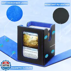 RADWIMPS Card Deck Box For MTG Commander Deck, Fits 100+ Cards, Magnetic Card - Image 3