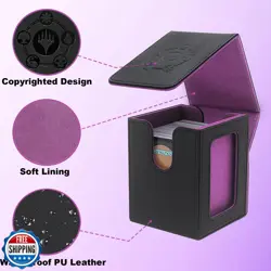 RADWIMPS Card Deck Box For MTG Commander Deck, Fits 100+ Cards, Magnetic Card - Image 3