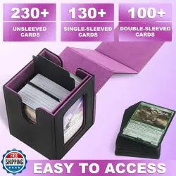 RADWIMPS Card Deck Box For MTG Commander Deck, Fits 100+ Cards, Magnetic Card - Image 4