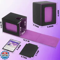 RADWIMPS Card Deck Box For MTG Commander Deck, Fits 100+ Cards, Magnetic Card - Image 2