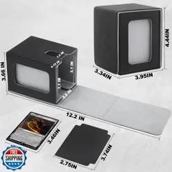 RADWIMPS Card Deck Box For MTG Commander Deck, Fits 100+ Cards, Magnetic Card - Image 2