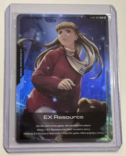 Gundam Card Game TCG Relena Peacecraft EX Resource EXRP-001 Foil Promo SDCC 2025 - Image 1