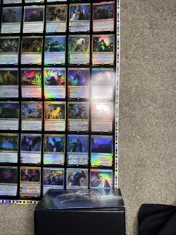 Magic the Gathering MtG War of the Spark Uncut Mythic & Rare Foil Sheet Damaged - Image 5