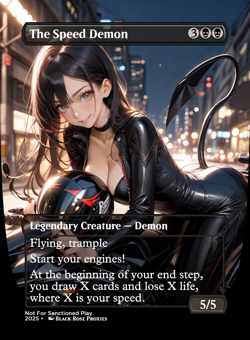 The Speed Demon - MTG Anime Custom - Playtest - Image 1