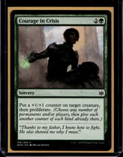 MTG The List Courage in Crisis #158 War of the Spark - Image 1