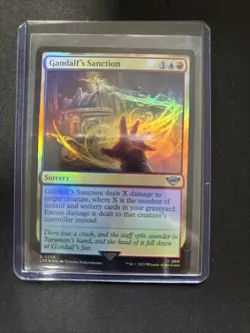 Gandalf’s Sanction Foil Lord Of The Rings LTR MTG Magic The Gathering - Image 1