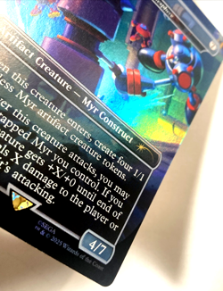 MTG Egg Hammer - Myr Battlesphere (Rainbow Foil) Secret Lair x Sonic 2097 NM - Image 3