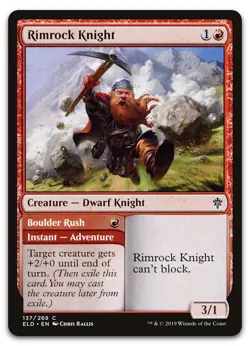 Rimrock Knight #137 (NM) Throne of Eldraine ELD Magic MTG - Image 1