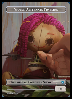 MTG - Saheeli, Sublime Artificer Alternative Art - Powder - 2x Matching Tokens - Image 4