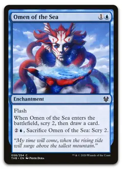 Omen of the Sea #58 (NM) Theros Beyond Death THB Magic MTG - Image 1