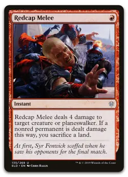 Redcap Melee #135 (NM) Throne of Eldraine ELD Magic MTG - Image 1