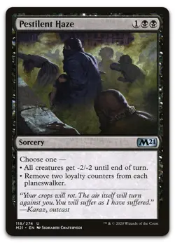 Pestilent Haze #118 (NM) Core Set 2021 M21 Magic MTG - Image 1
