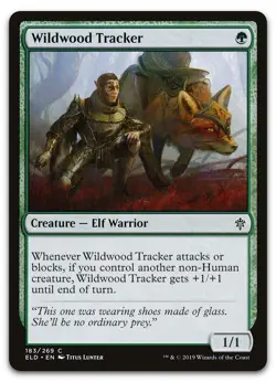 Wildwood Tracker #183 (NM) Throne of Eldraine ELD Magic MTG - Image 1
