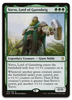 Yorvo, Lord of Garenbrig #185 (NM) Throne of Eldraine ELD Magic MTG - Image 1