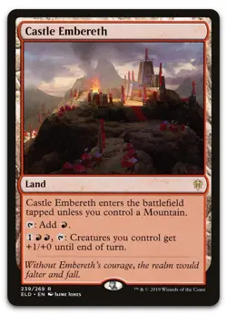 Castle Embereth #239 (NM) Throne of Eldraine ELD Magic MTG - Image 1