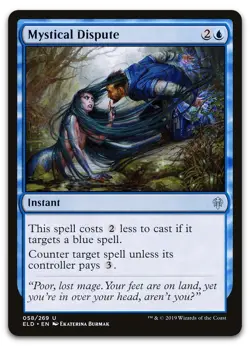 Mystical Dispute #58 (NM) Throne of Eldraine ELD Magic MTG - Image 1