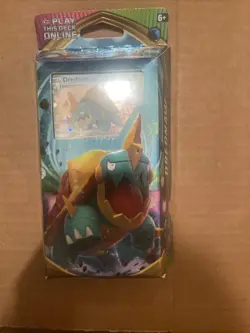 2020 Pokemon Sword and Shield Vivid Voltage Drednaw Theme Deck Factory Sealed - Image 1