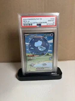Pokemon Mew EX Bubble Mew PSA 10 Gem Mint 232/091 Sir SV Paldean Fates - Image 1