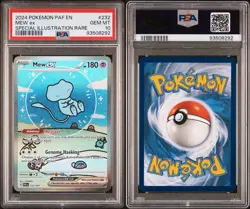Pokemon Mew EX Bubble Mew PSA 10 Gem Mint 232/091 Sir SV Paldean Fates - Image 3
