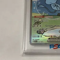 Pokemon Mew EX Bubble Mew PSA 10 Gem Mint 232/091 Sir SV Paldean Fates - Image 5