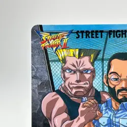 Guile Nash Street Fighter Ⅱ2 Trading Card TCG Carddass Capcom Japanese 1995 B - Image 3