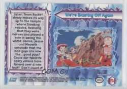 We're Blasting Off Again Foilboard Topps Pokemon The Movie 2000 #71 2000 06st - Image 2