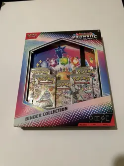 Pokemon Prismatic Evolutions Binder Collection Box Factory Sealed NEW - Image 1
