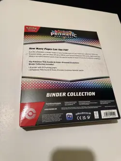 Pokemon Prismatic Evolutions Binder Collection Box Factory Sealed NEW - Image 3