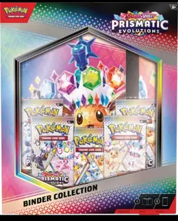 Pokemon TCG SV8.5 Prismatic Evolutions Binder Collection Box Factory Sealed - Image 1