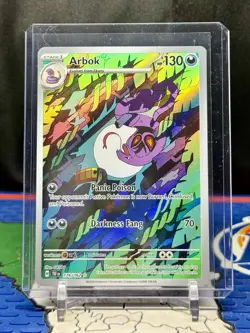 Pokemon TCG Arbok 176/162 Temporal Forces Special Illustration Rare NM/M - Image 1