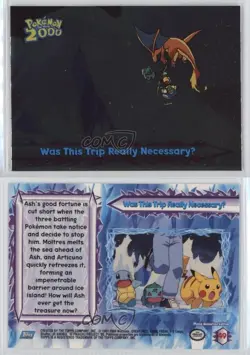 Was This Trip Really NecessaryU Foilboard Topps Pokemon The Movie 2000 #49 06st - Image 3